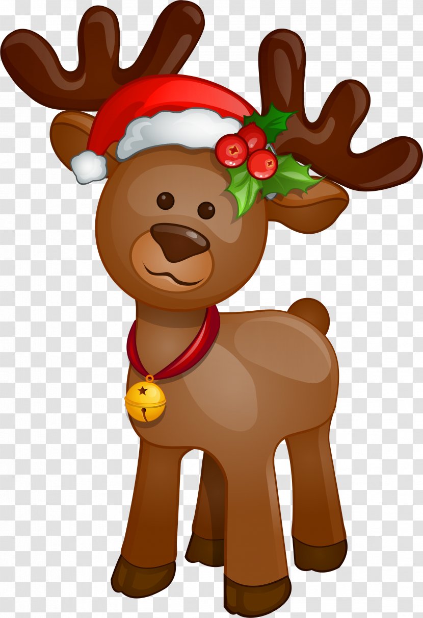 Christmas Tree Drawing - Santa Claus - Fawn Moose Transparent PNG