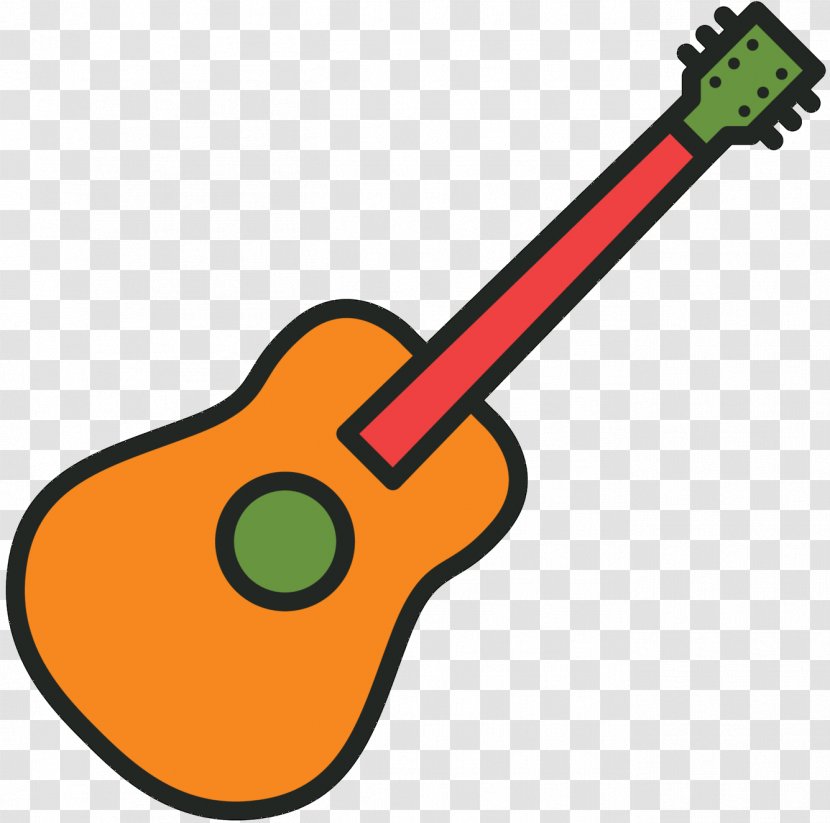 Clip Art Vector Graphics Acoustic Guitar Illustration Euclidean - Musical Instrument - Plucked String Instruments Transparent PNG