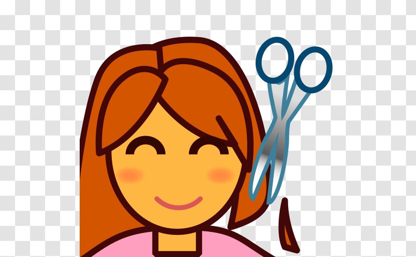 Comb Emoji Hairstyle SMS Transparent PNG