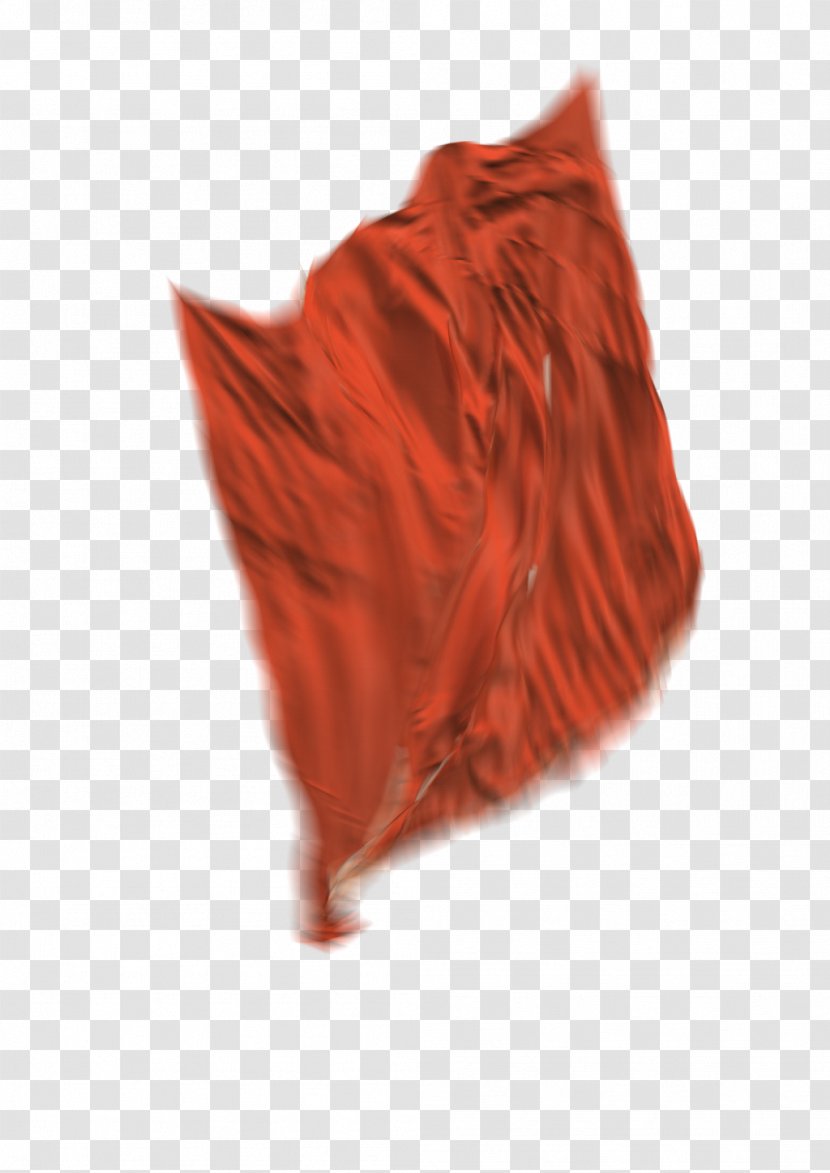 Silk Velvet Petal - Red - Scarf Transparent PNG