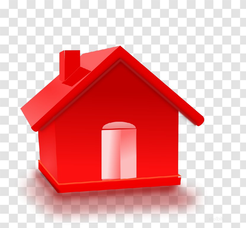 Red House Clip Art Image - Royaltyfree Transparent PNG