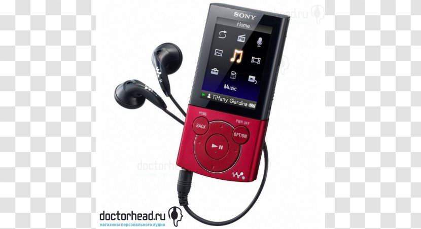 Walkman MP3 Players Portable Media Player Sony Corporation - Headphones Transparent PNG