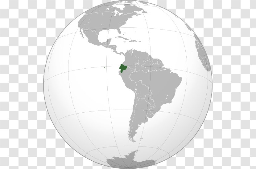 Ecuador Inca Empire Globe World Map - South America Transparent PNG