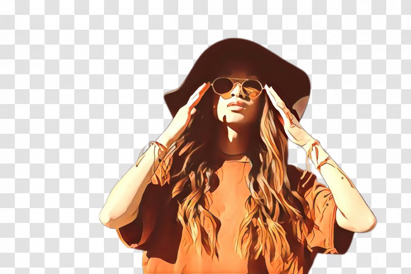 Orange - Hood Long Hair Transparent PNG