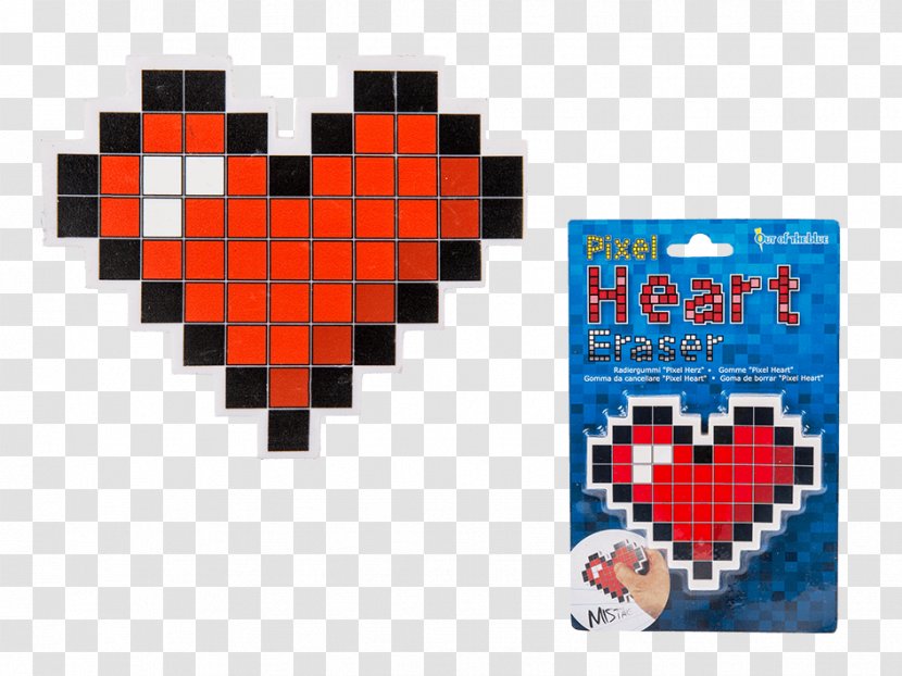 8-bit Color Pixel Art - Love - Heart Transparent PNG