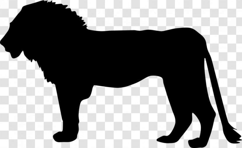 Lion Silhouette YouTube Clip Art - Black Transparent PNG