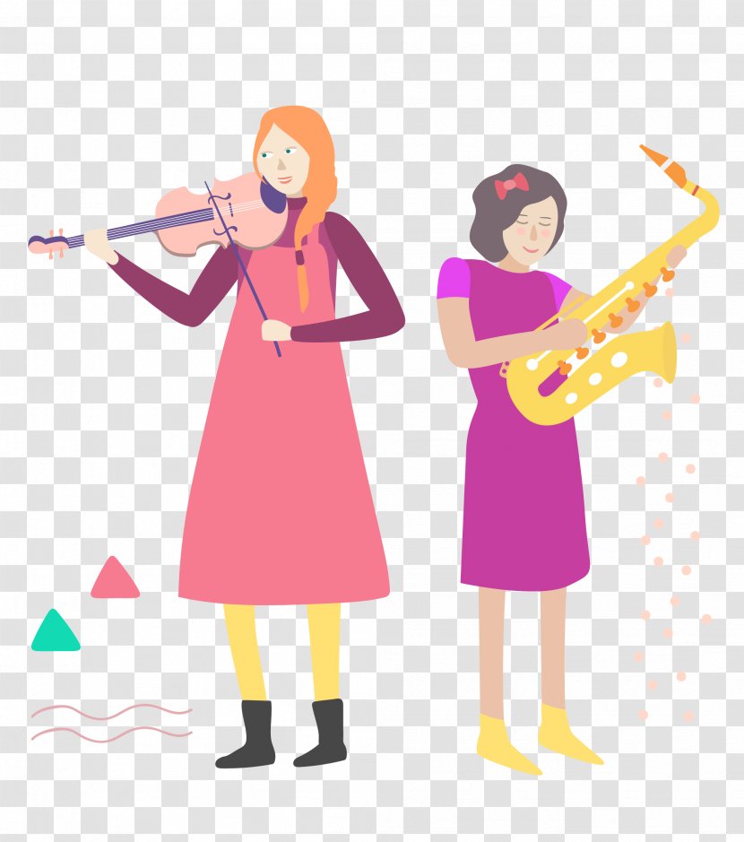 Teacher Background - Musical Instrument Cartoon Transparent PNG