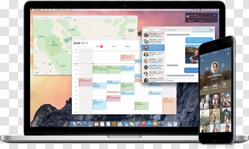 OS X Yosemite Apple Worldwide Developers Conference MacBook Pro MacOS - Multimedia Transparent PNG