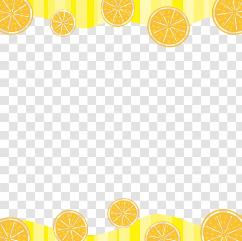 Lemon Citric Acid Yellow Yuzu Font Transparent PNG