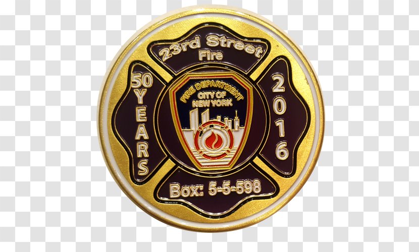 New York City Fire Department Emblem Challenge Coin September 11 Attacks Engine - FDNY Ambulance Stretcher Transparent PNG
