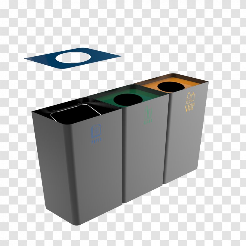 Recycling Bin Plastic Rubbish Bins & Waste Paper Baskets Material - Metal - Modern Pattern Transparent PNG