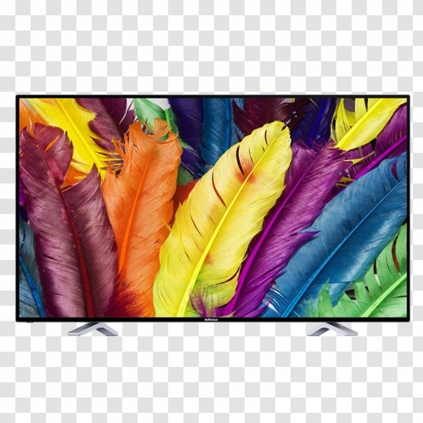 HDMI 1080p High-definition Television 4K Resolution Computer Monitor - Feather - 4-core CPU Colorful LCD TV Transparent PNG