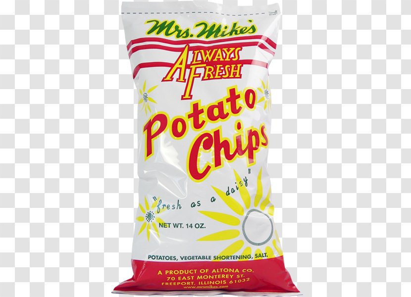 Mrs. Mike's Junk Food Potato Chip Flavor Vegetarian Cuisine - Freeport - Mrs Always Transparent PNG