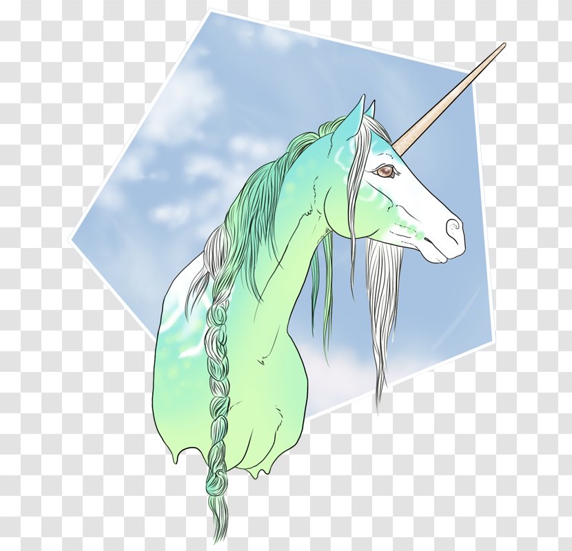 Horse Unicorn Cartoon Mammal - Art Transparent PNG