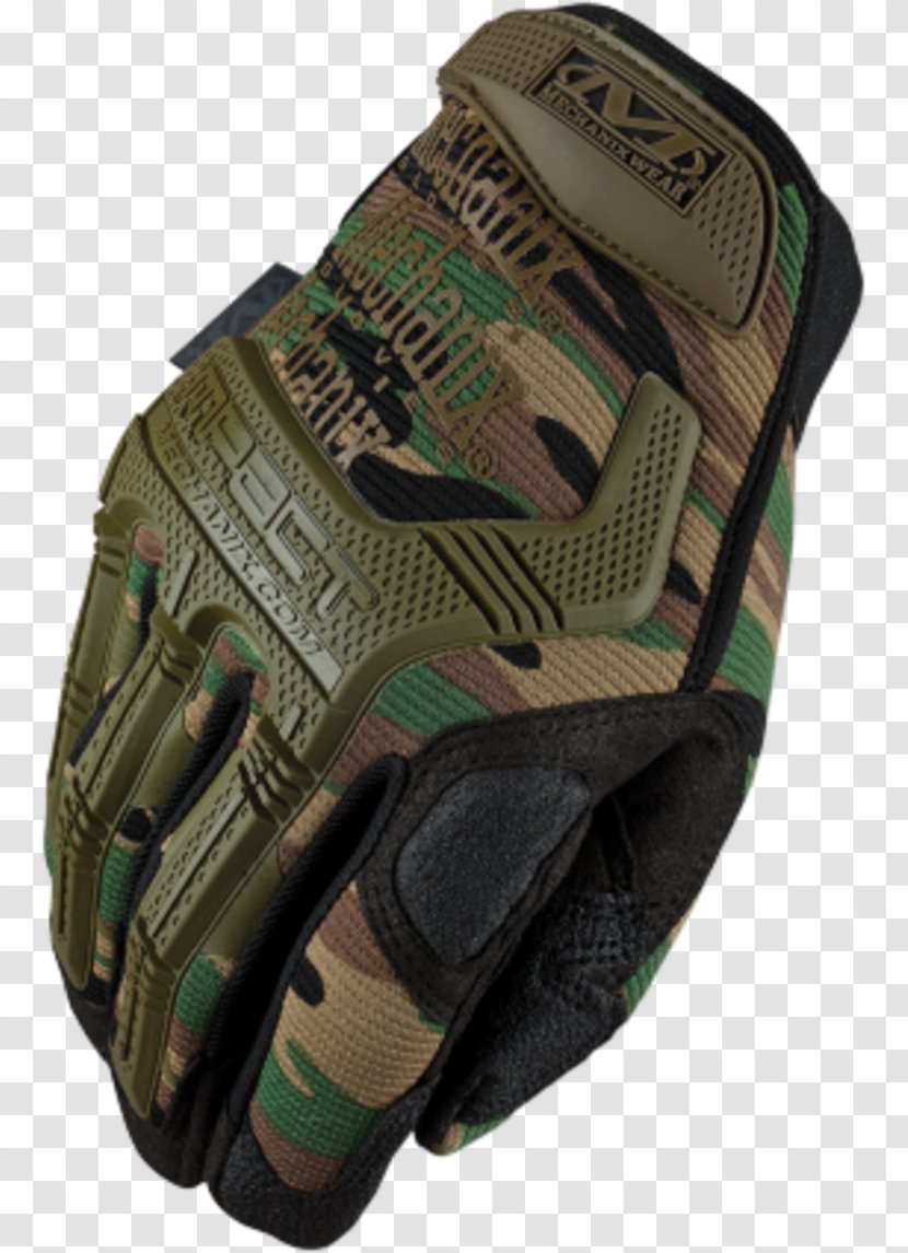 Glove Mechanix Wear Camouflage Clothing U.S. Woodland - Uniform - Tactical Gloves Transparent PNG