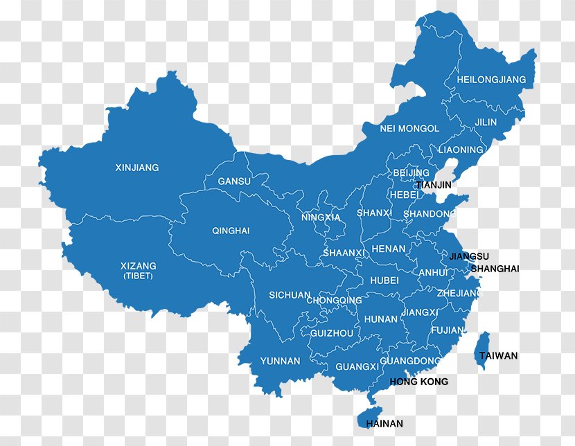 China Blank Map Royalty-free - Flag Of Transparent PNG