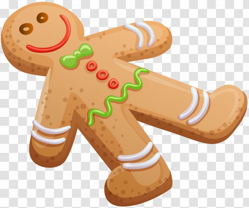 Gingerbread Man Biscuits Food House - Cracker Transparent PNG