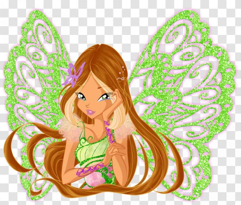 Flora Bloom Stella Musa Aisha - Butterfly - Fairy Transparent PNG