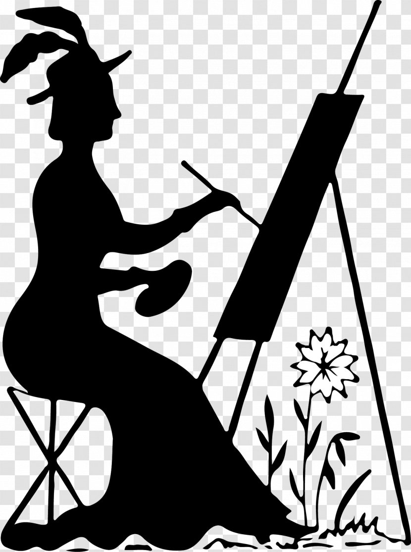 Clip Art Painting Silhouette Vector Graphics - Drawing Transparent PNG