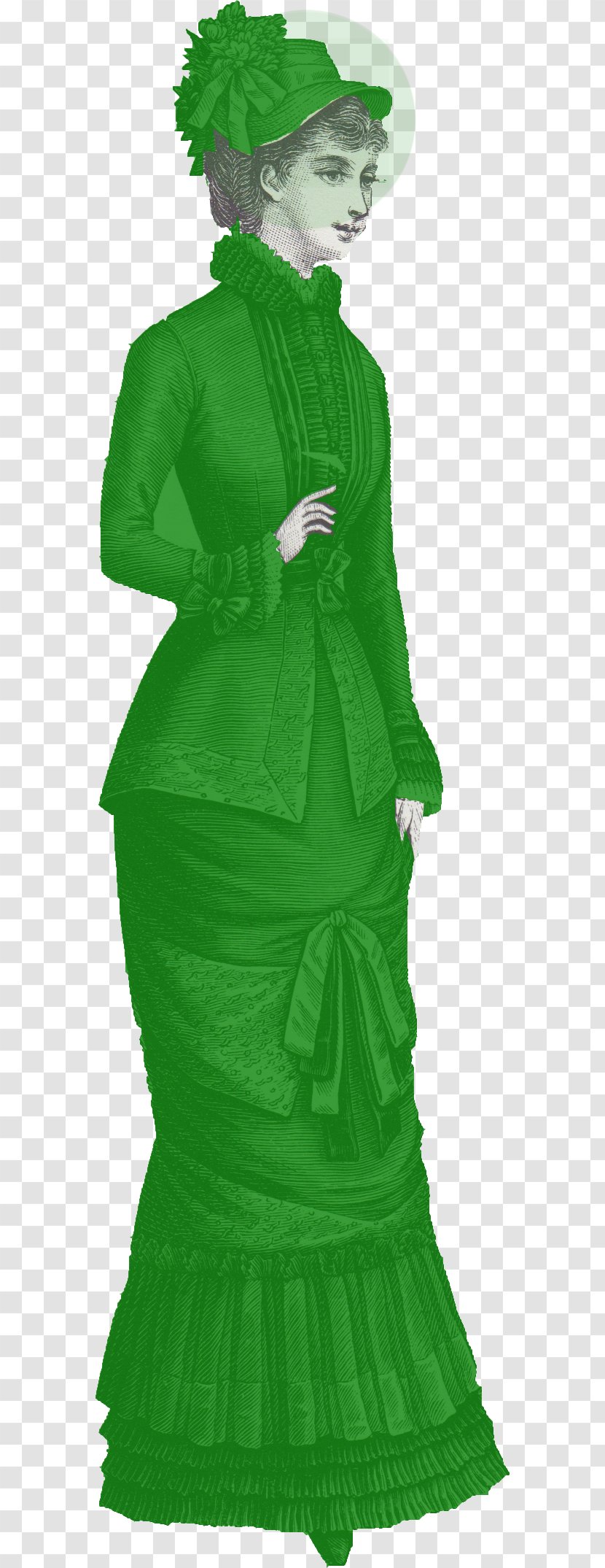 Christmas Tree Costume Design Green - Dress - Bustling Transparent PNG