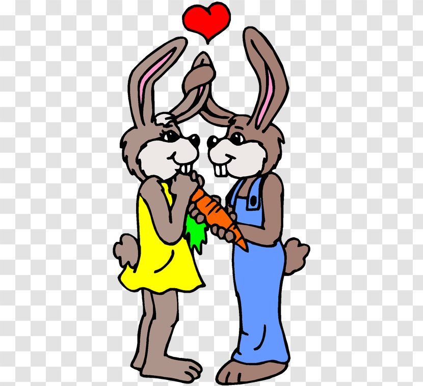 Happy Easter Day - Rabbits And Hares Rabbit Transparent PNG