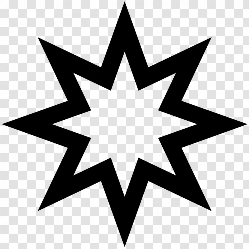 Star Of Bethlehem Clip Art - Black And White - Explosion Transparent PNG