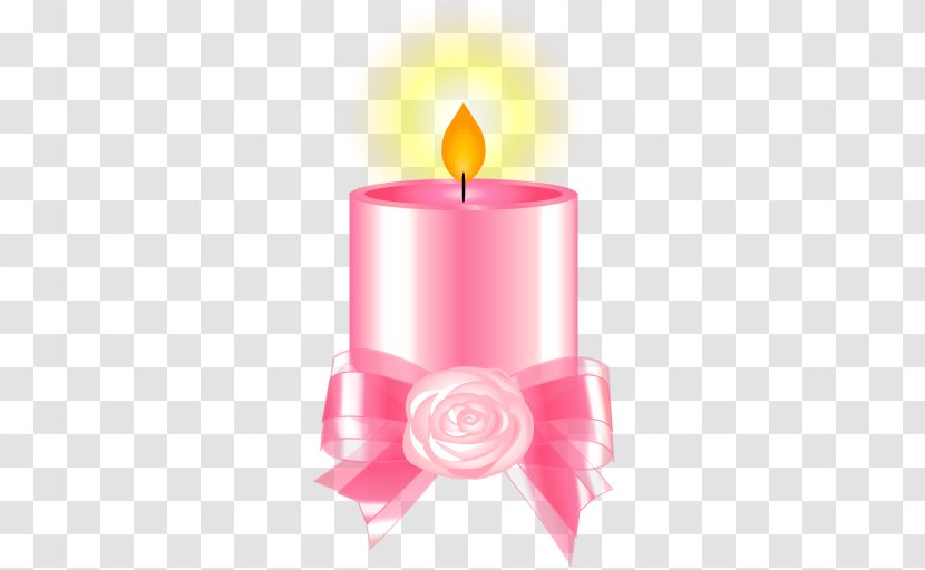 Candle PaintShop Pro Icon - Magenta - Creative Valentine's Day Transparent PNG