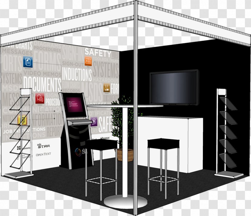 Exhibition Milan Furniture Fair Mockup - Art - Design Transparent PNG