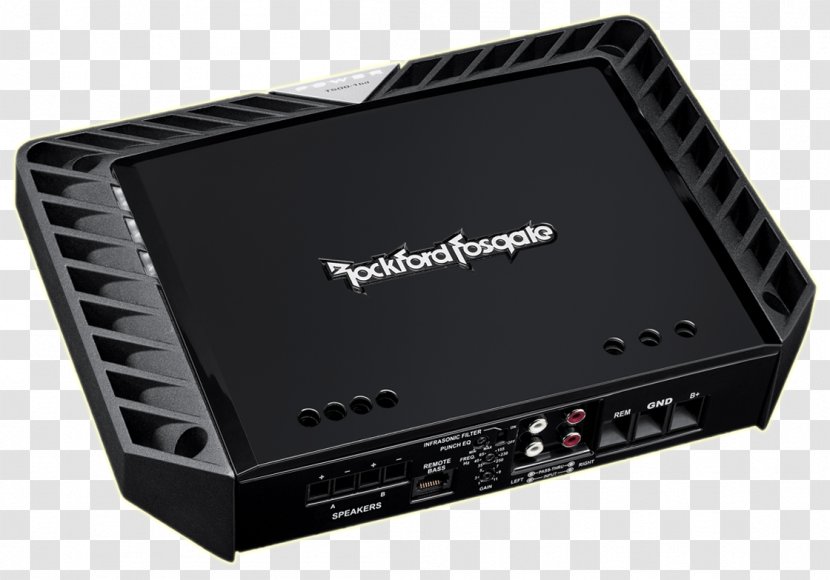 Rockford Fosgate Power T-1bdCP T750X1BD Audio Amplifier - Subwoofer Transparent PNG