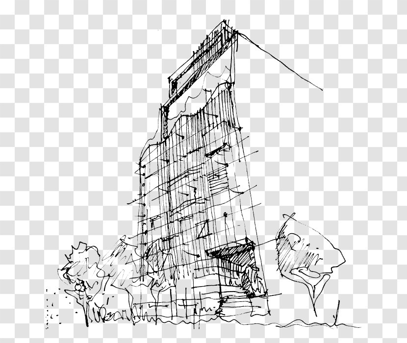 Architecture Drawing Architectural Designer Sketch - Art Transparent PNG