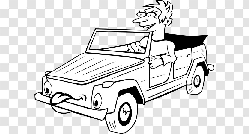 Cartoon Driving Clip Art - Model Car - Happy Birthday Son Clipart Transparent PNG