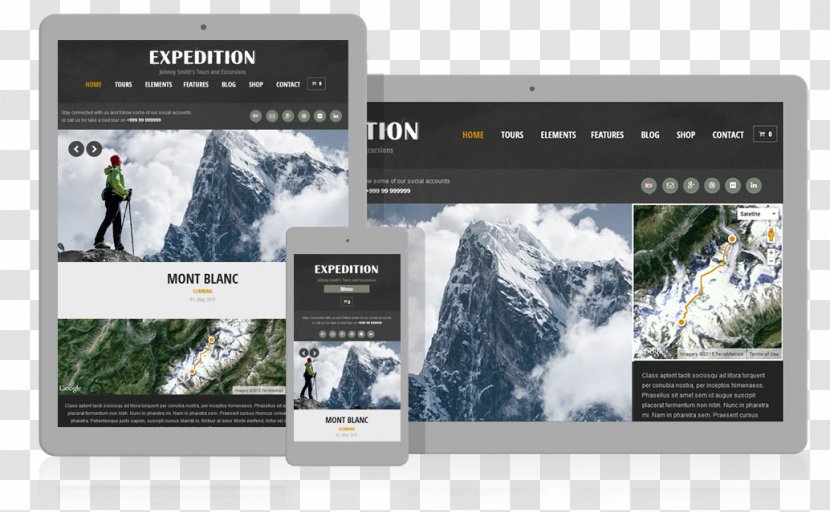 Multimedia Responsive Web Design Mountain Guide - Library Transparent PNG
