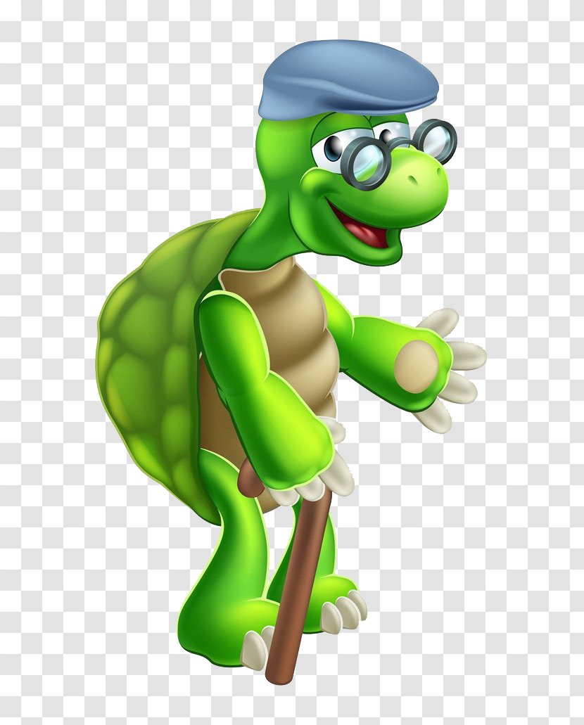 Turtle Cartoon Royalty-free Illustration - Happy Old Man Of Tortoise Transparent PNG