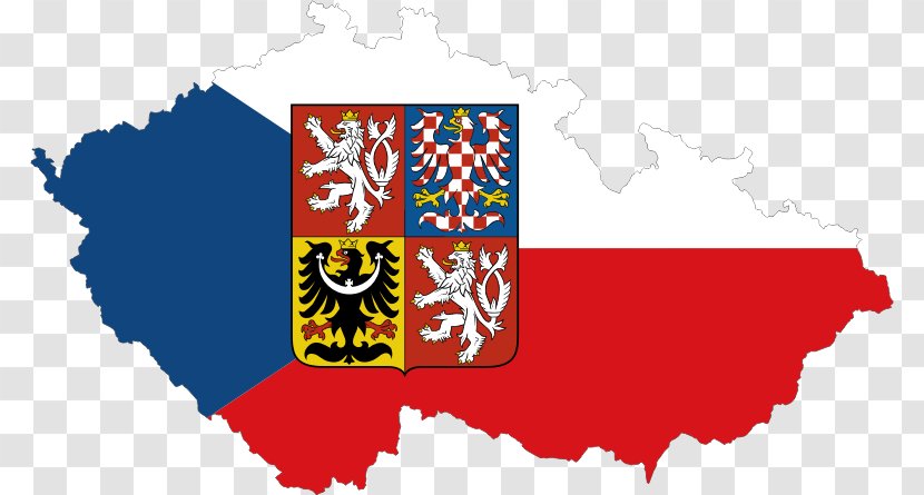 Flag Of The Czech Republic Map France - Gallery Sovereign State Flags Transparent PNG