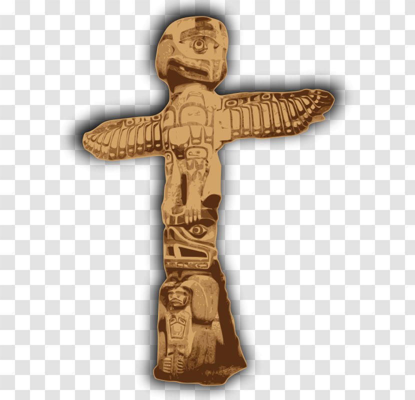 Alert Bay Totem Pole Symbol Native Americans In The United States - Carving Transparent PNG