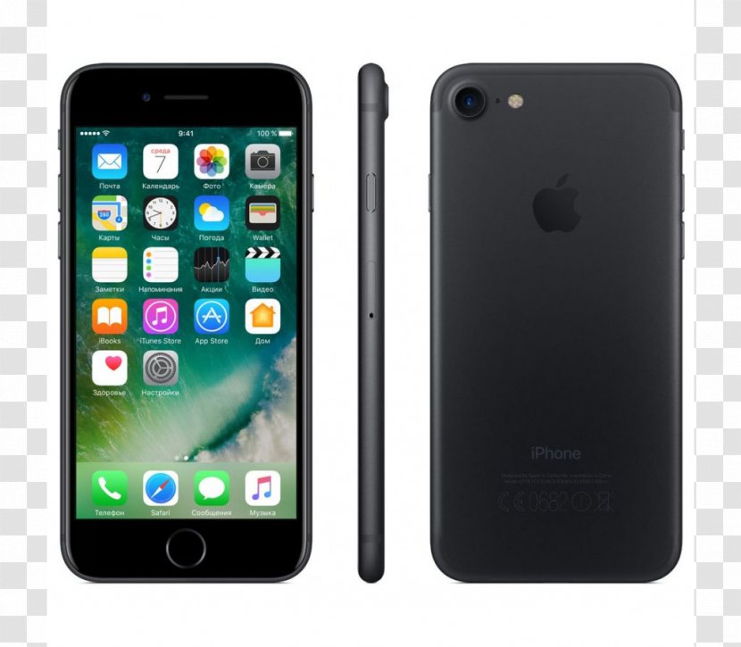 Apple IPhone 7 Plus Telephone 4G - Portable Communications Device Transparent PNG