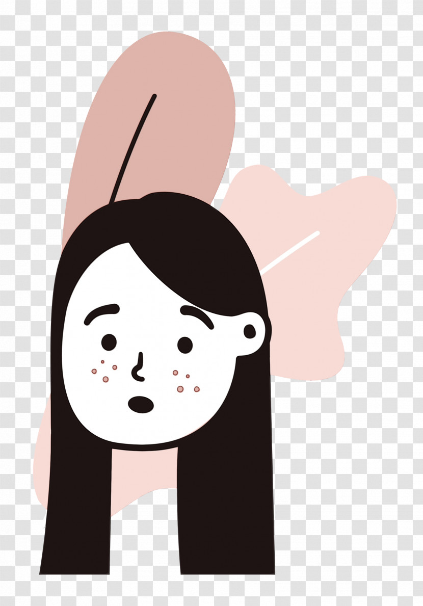 Face Lon:0jjw Facial Expression Cartoon Hair Transparent PNG