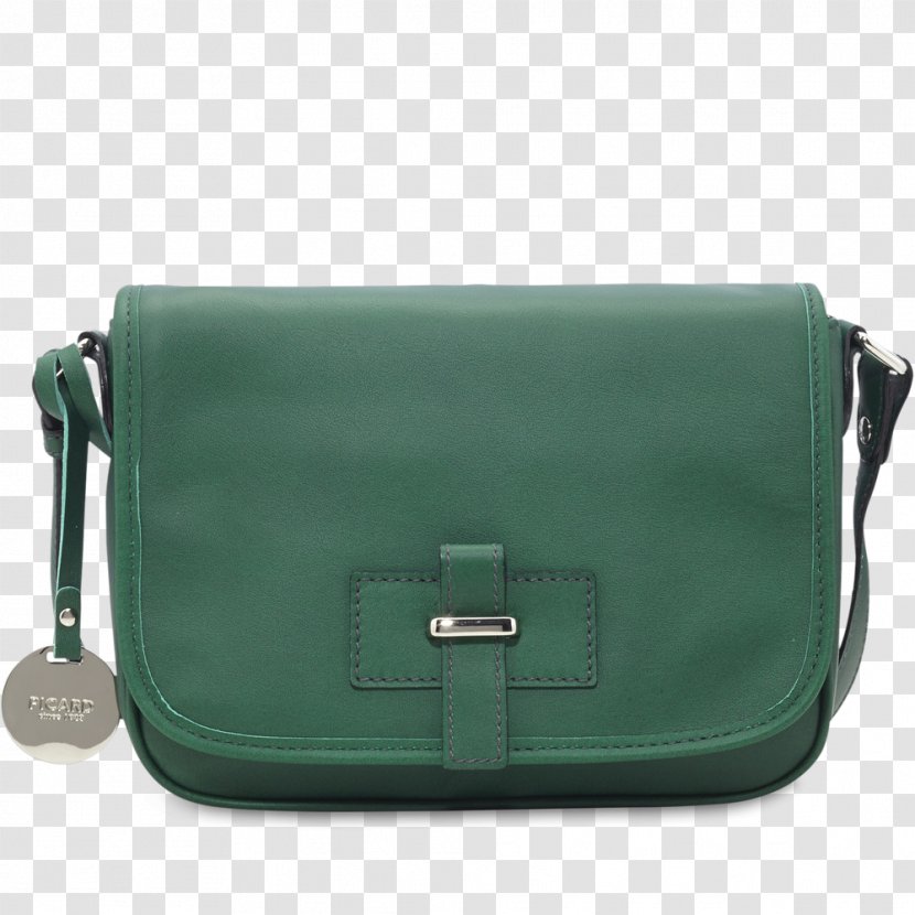 Messenger Bags Handbag Leather Green - Shoulder Bag Transparent PNG