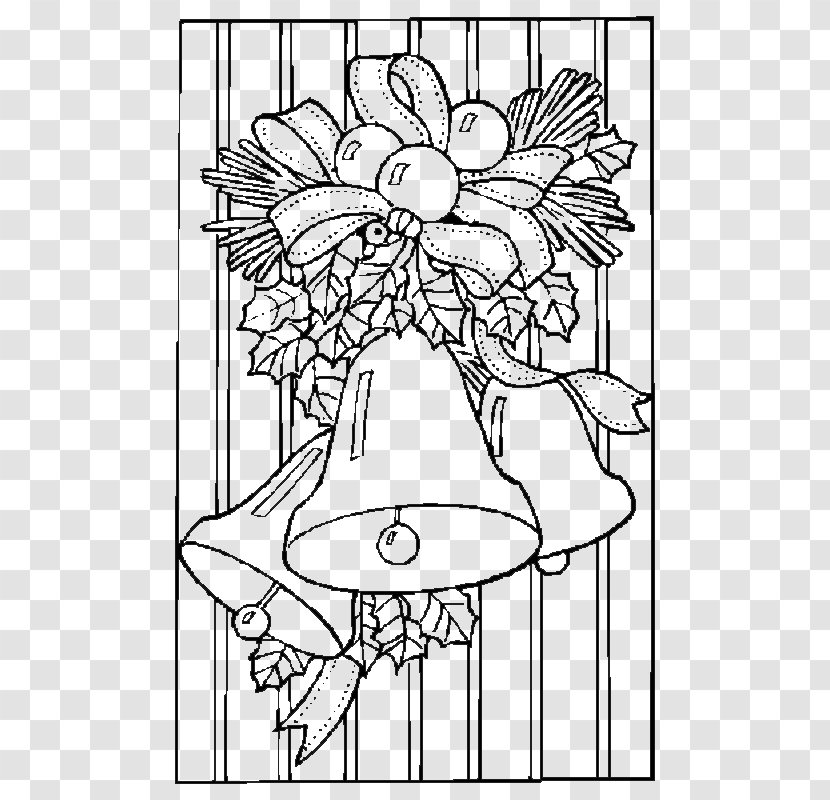 Vidia Coloring Book Jingle Bell Christmas - Flower - Grill With Three Bells 001 501 Transparent PNG