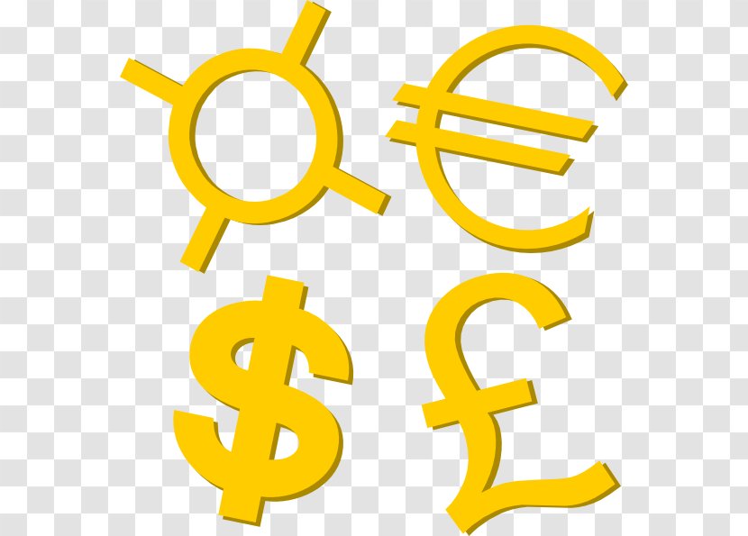 Currency Symbol Money Clip Art - Images Of Symbols Transparent PNG