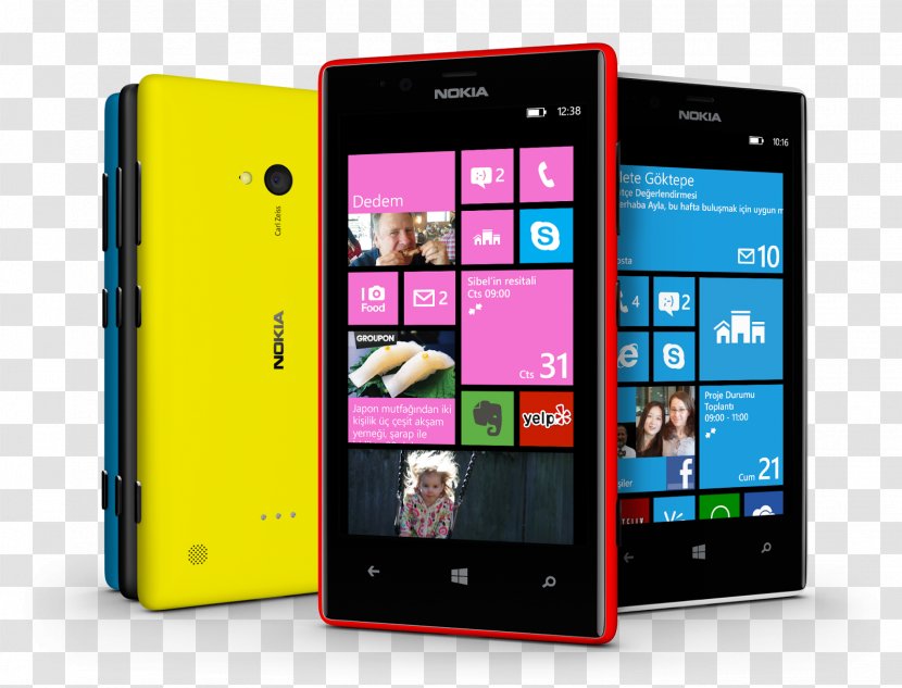 Nokia Lumia 930 720 諾基亞 6 - Magenta - Smartphone Transparent PNG