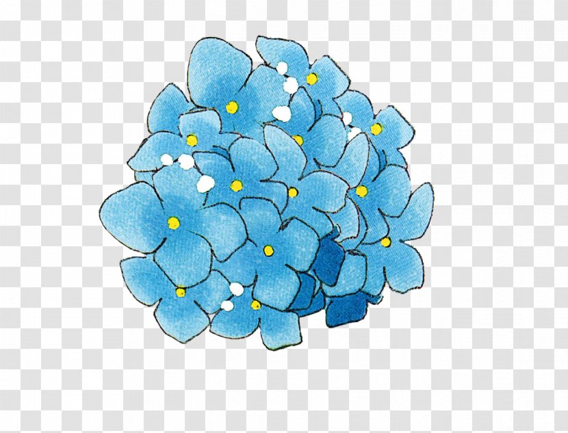 Flower French Hydrangea Petal PhotoFiltre Blue - Lily Of The Valley - Euclidean Transparent PNG