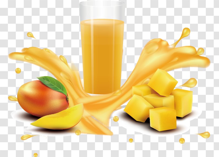 Orange Juice Mango - Fruit Transparent PNG