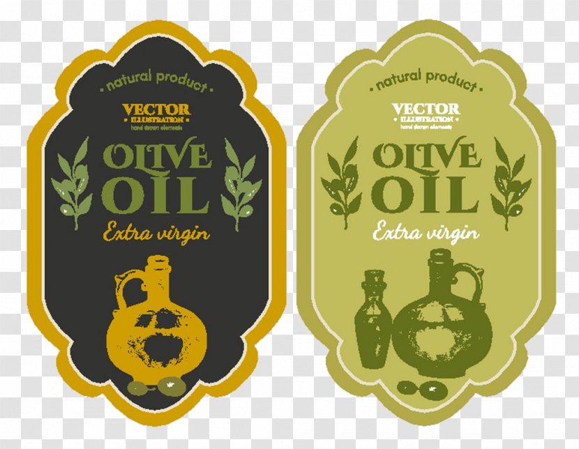 Olive Oil Logo Image - Bottle Transparent PNG