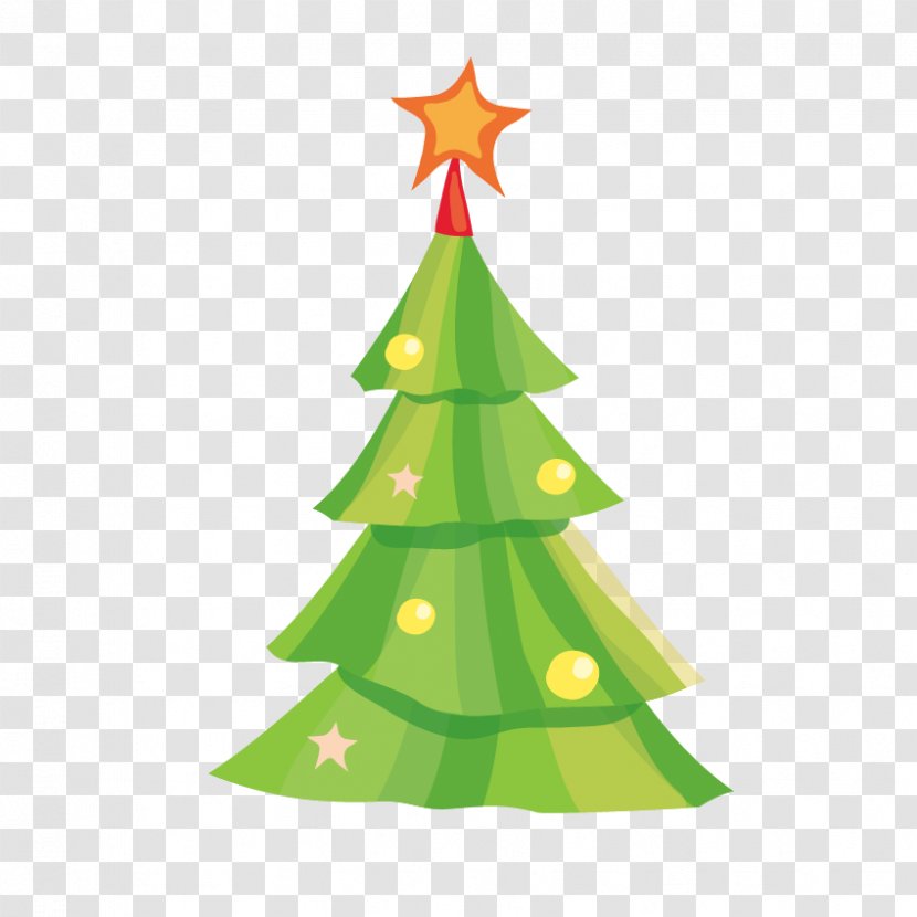 New Year Tree Christmas Clip Art - Pine Family - Painted Transparent PNG