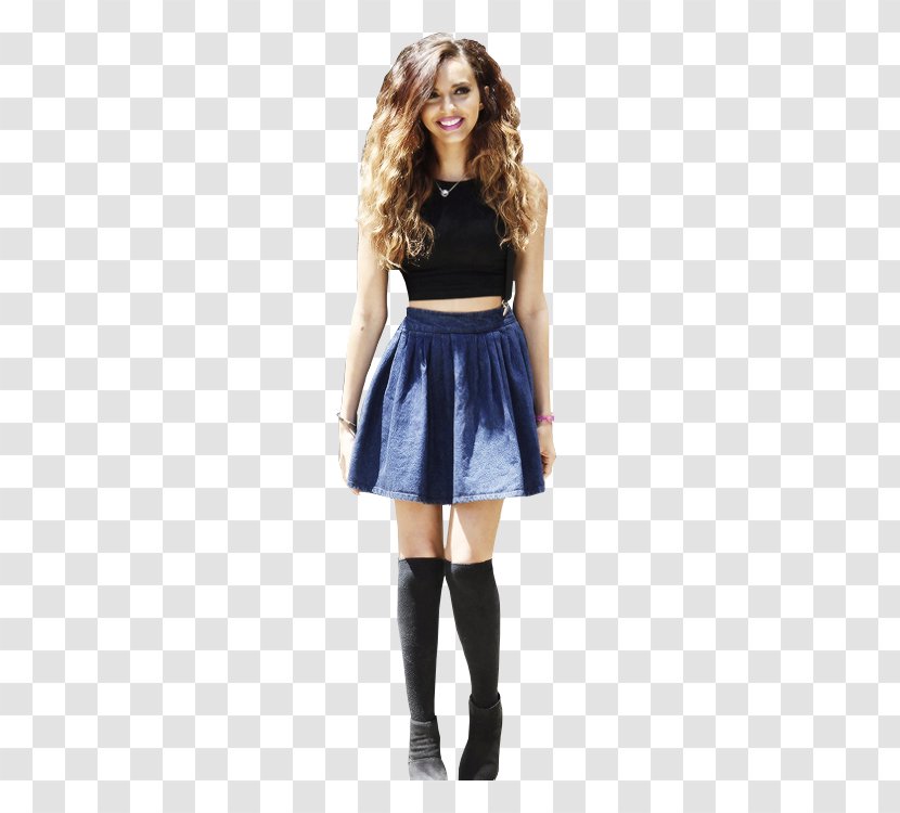 Jade Thirlwall Miniskirt Knee Highs Sock - Watercolor Transparent PNG