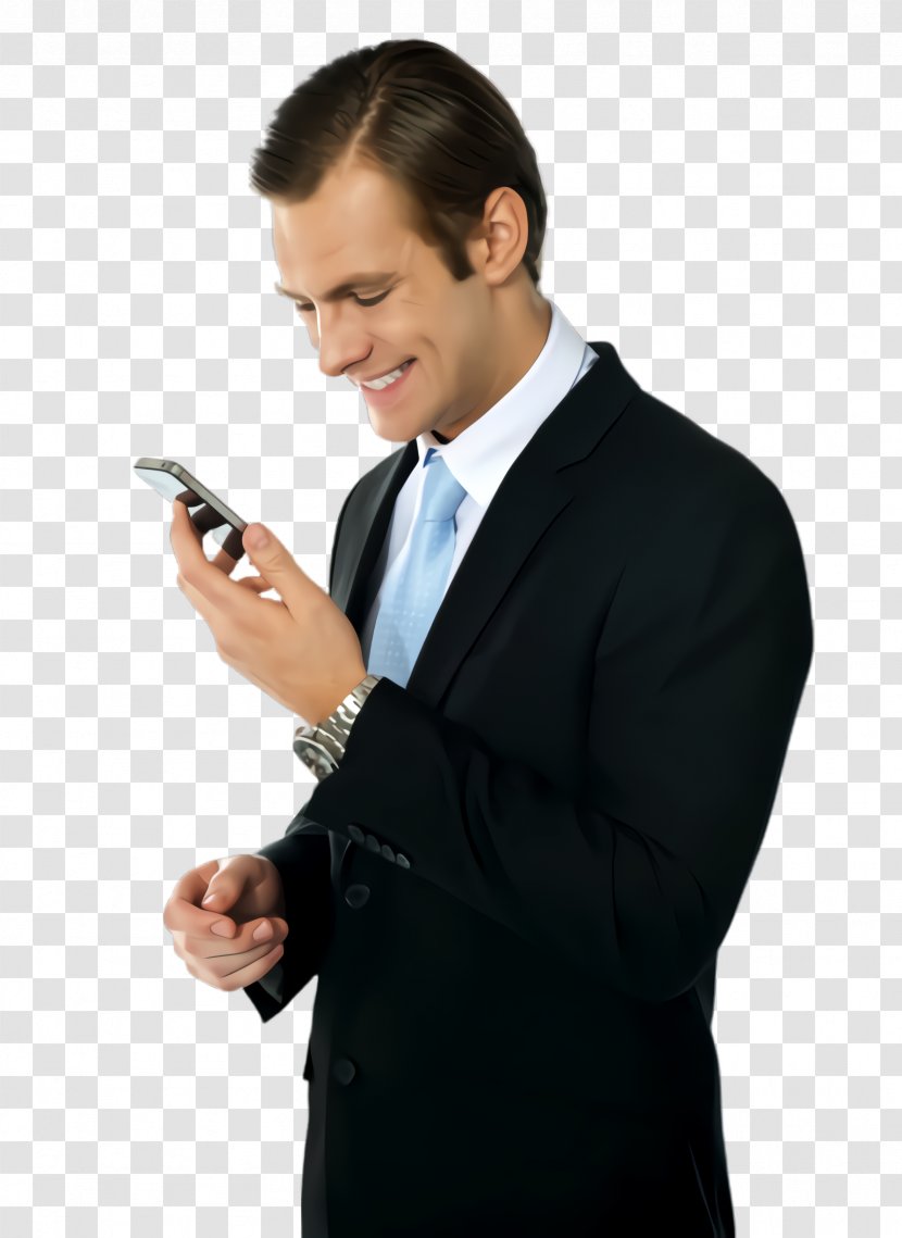 White-collar Worker Suit Formal Wear Businessperson Gesture - Technology - Gadget Electronic Device Transparent PNG