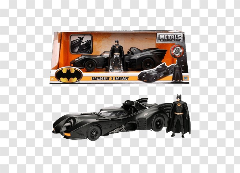Batman Batmobile Die-cast Toy Model Car Jada Toys - Automotive Exterior Transparent PNG