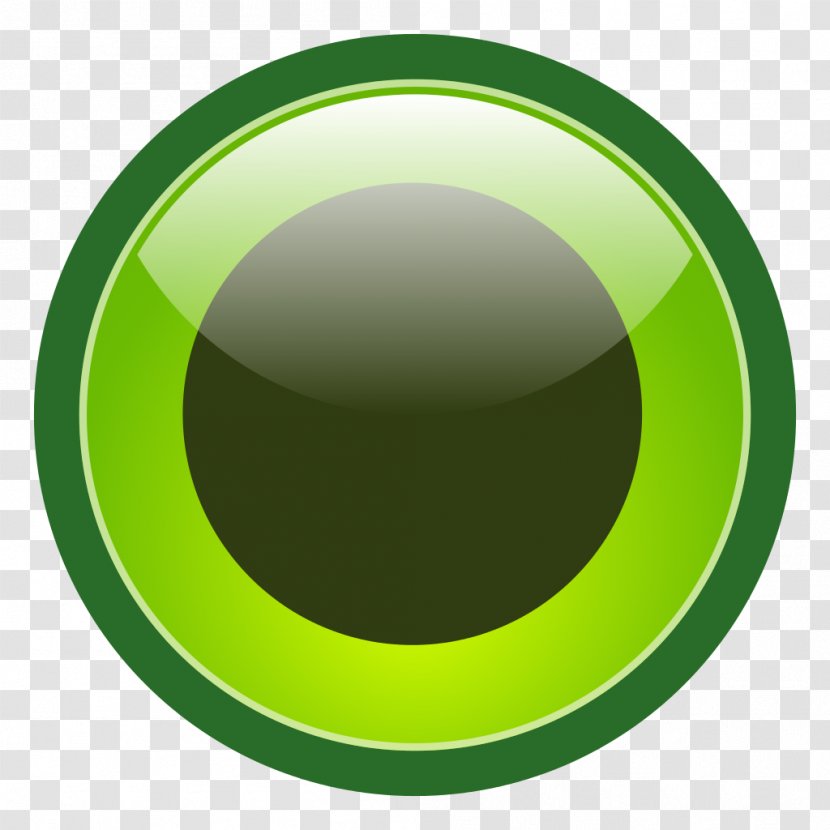 Circle Oval - Green Transparent PNG