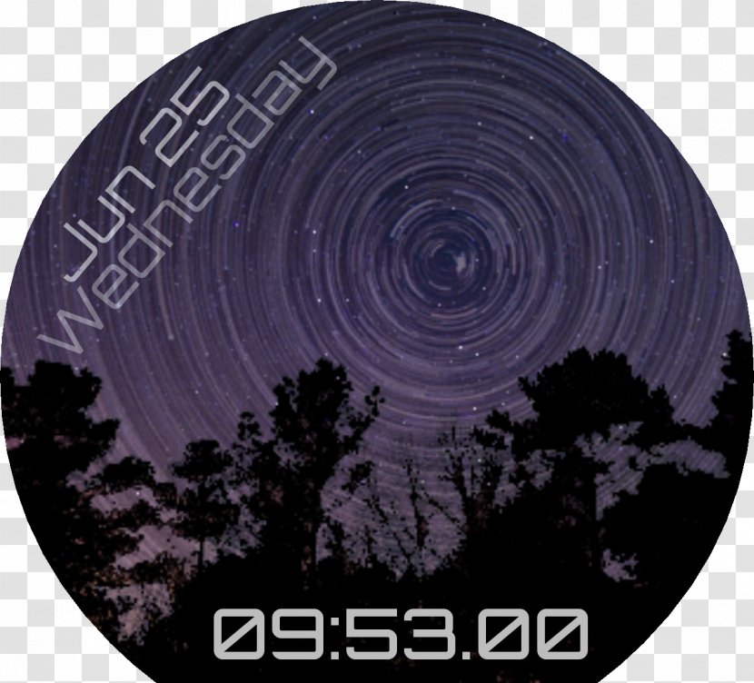 Purple Violet Circle - Night Sky Transparent PNG